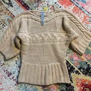 Elsamarda Italian Alpaca Chunky Knit Sweater size M